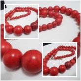 Colar Étnico vermelho